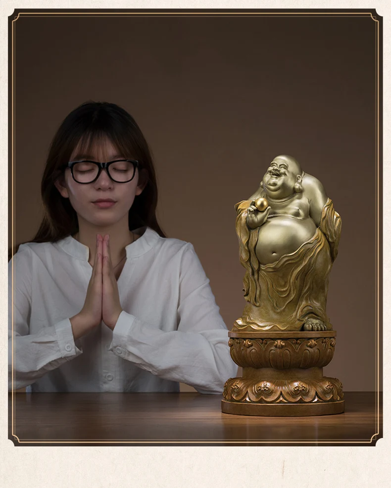 Новинка 2023 высококачественная статуя Будды Бога Майтрейи семья защита сусена