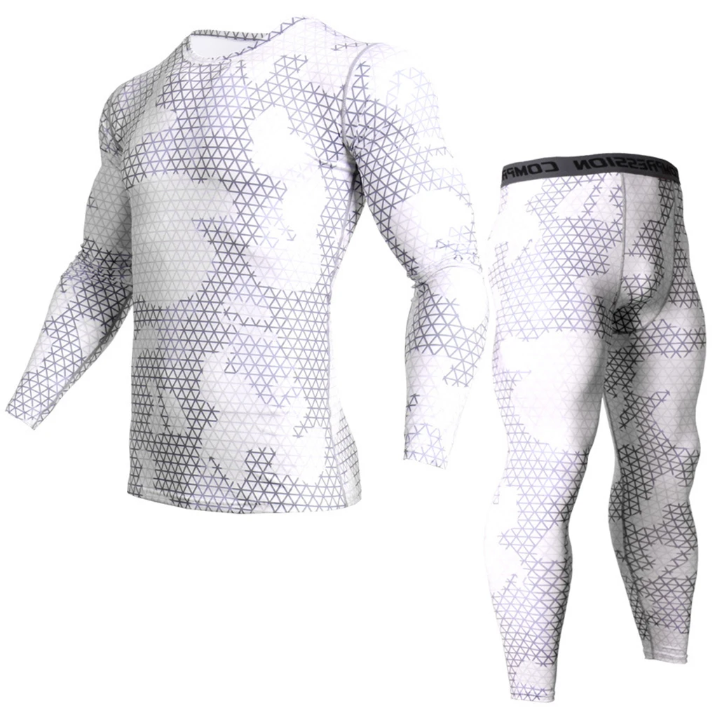 

Thermal Underwear Sets Men Long Johns Compressed Tights Suit Motorcycles