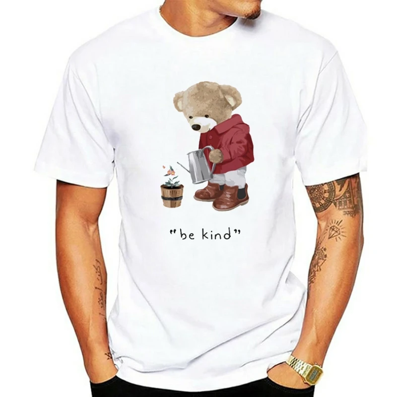 

Summer Beach Short Sleeve Be Kind Slogan Printed T-Shirt For Women'S Leisure And Simple Women'S Pattern Fashion Basic T-Shirt