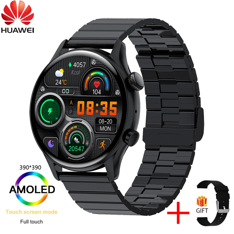 

Смарт-часы Huawei NFC женские, экран 390*390 HD, функция Bluetooth, функция звонка