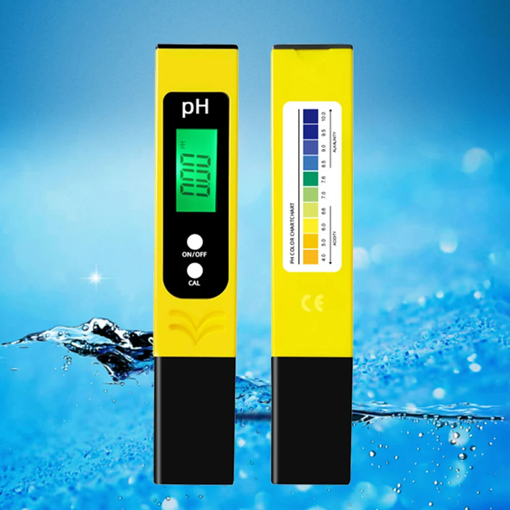 

Portable PH Tester Digital PH Meter Acidity 0.01pH Water LCD Display Water Quality Analyzer Device with Backlight