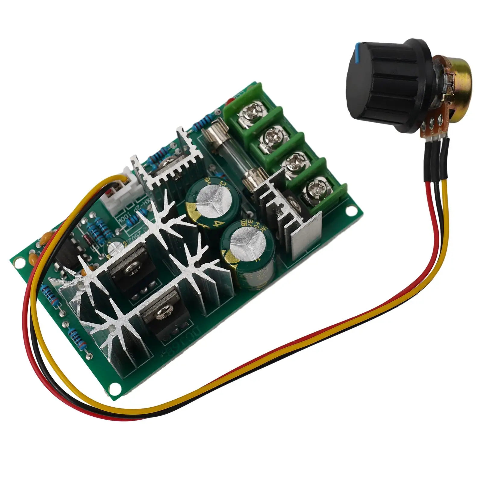 

Electronic Component Speed Regulator 20A 77mm*45mm*28mm 9-60v DC DC Motor Potentiometer For Electrical Testing