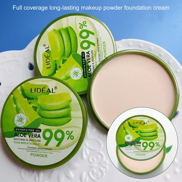 Full Coverage Long Lasting Makeup Face Powder Foundation Smoothing Pressed Breathable Natural Face Powder Mineral Foundations 1
