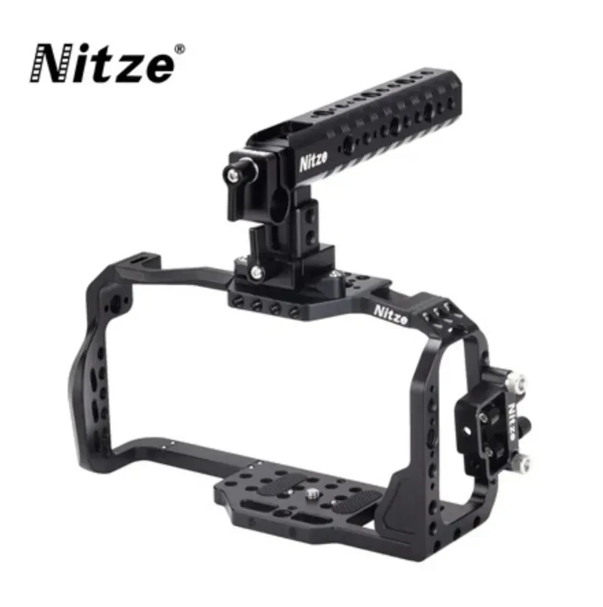 Клетка для камеры Nitze Для кино и видеокамер Комплект аксессуаров клетки BMPCC 4K/6K