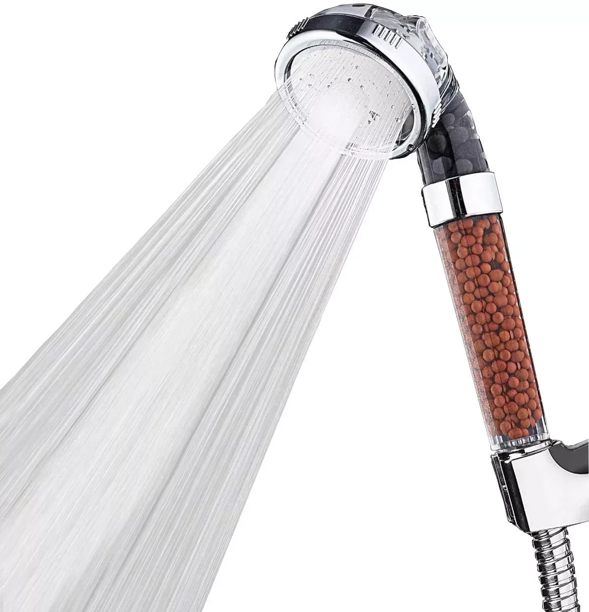 

NEW2023 3 Modes Bath Shower Adjustable Shower Head High Pressure Saving water Bathroom Anion Filter Shower SPA Nozzle