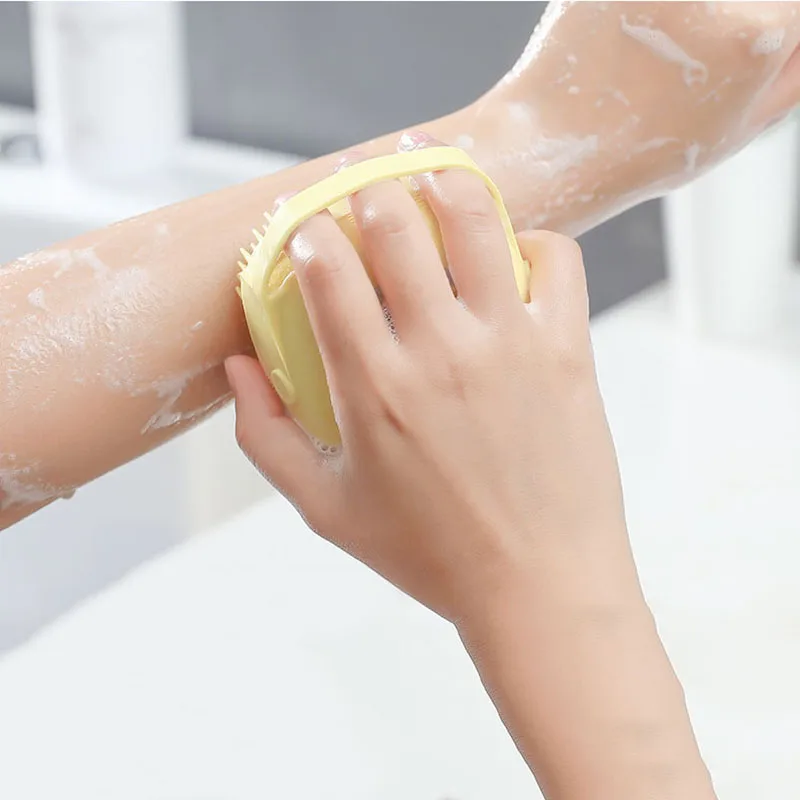 Силиконовые щетки Массажная щетка для тела пояс ванны отшелушивающие мытья кожи