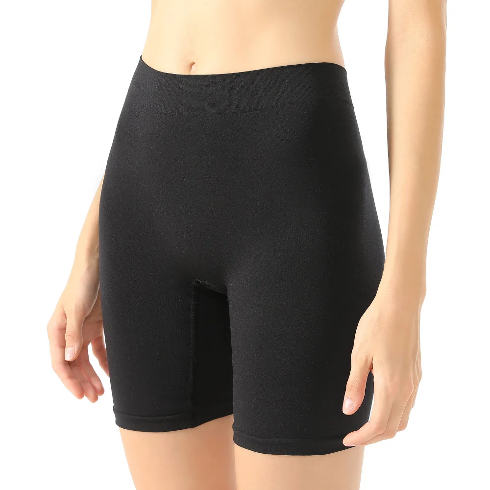 Lady's safety pants were comfortable and tight,with high flat waist and lifting buttocks Safety Shorts Pants
