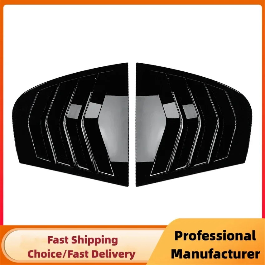 Фото Для BMW 3 серии E90 320i 330i 325i M3 2005-2011 гг., жалюзи заднего бокового окна автомобиля, вентиляционные отверстия, украшение лобового стекла, модификация крышки №3