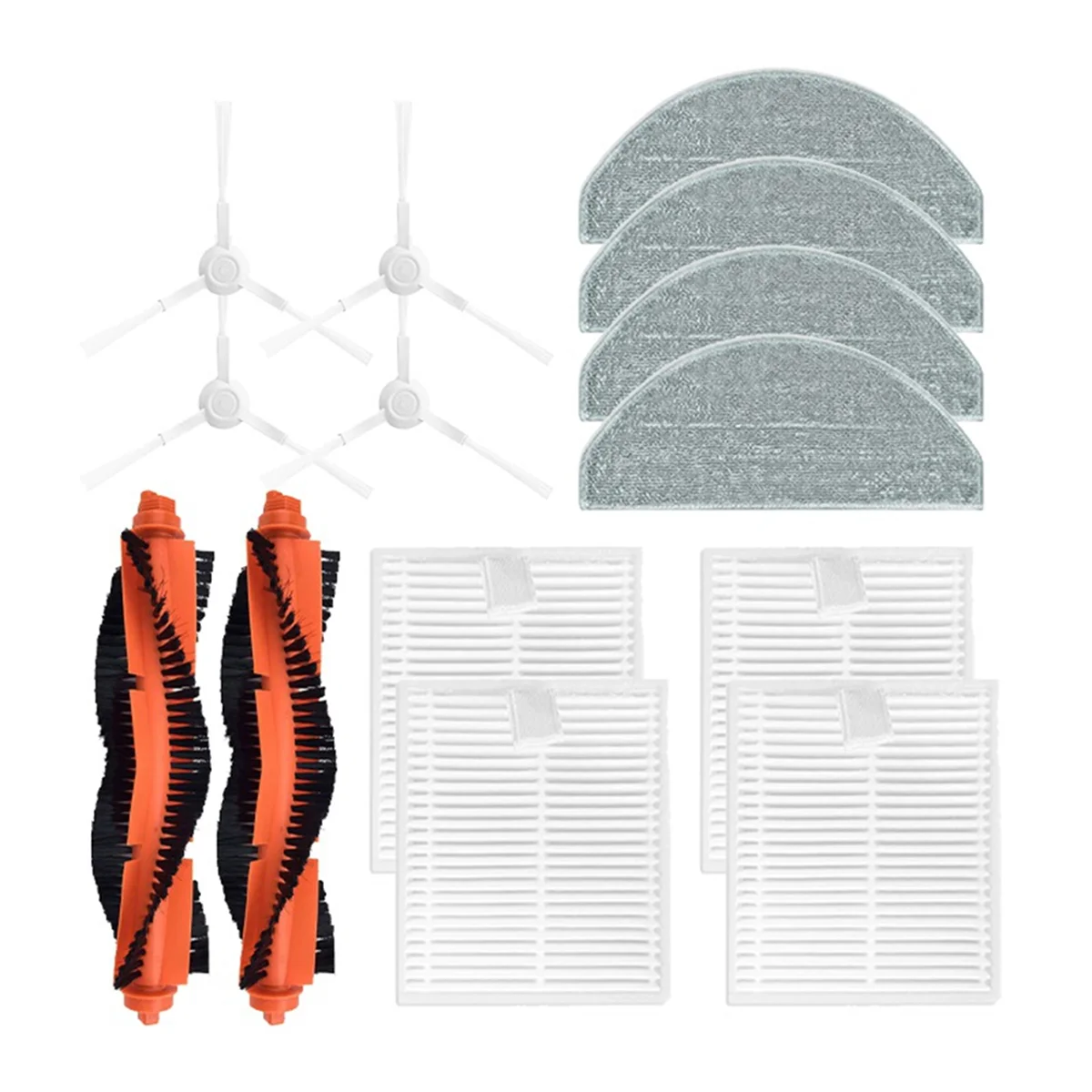 Для робота-пылесоса Xiaomi E10 E12 E10C C103 Mijia 3C Plus/3C Pro Запчасти для Основная боковая щетка