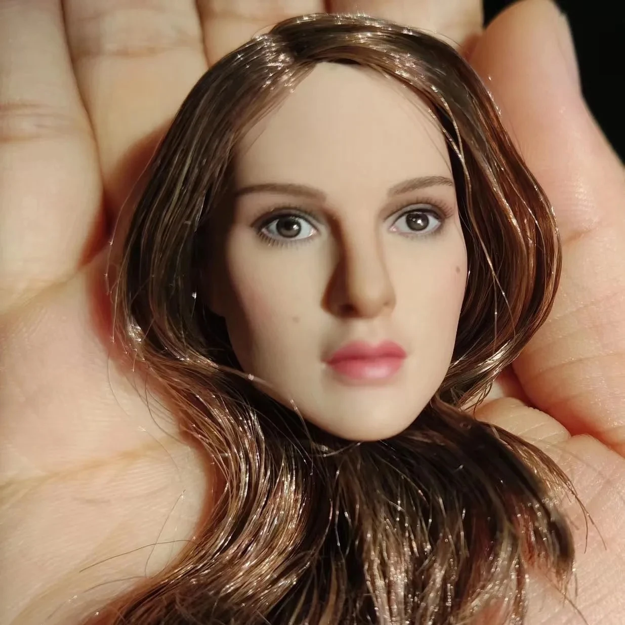 

KIMI игрушки KT008 1/6 Натали Портман голова Лепка Suntan скины для 12 дюймов HT VERYCOOL TBleague PHICEN JIAOU DOLL фигурки тела