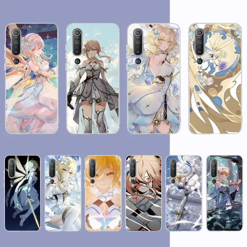 

Genshin Impact Lumine Phone Case for Samsung S21 A10 for Redmi Note 7 9 for Huawei P30Pro Honor 8X 10i cover