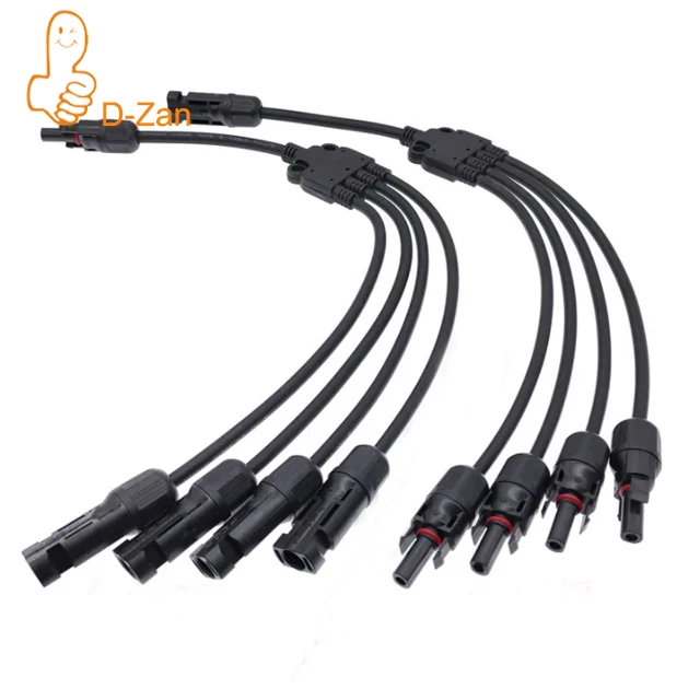 Параллельное соединение 2-1 Y-образного типа 1000 В 30 А для солнечного кабеля 2 5 мм2 4 6