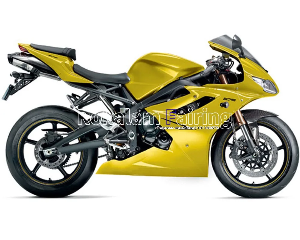 

For Triumph Daytona 675 09-12 Daytona675 2009-2012 Full Golden Aftermarket Sportbike Fairing Kit (Injection molding)