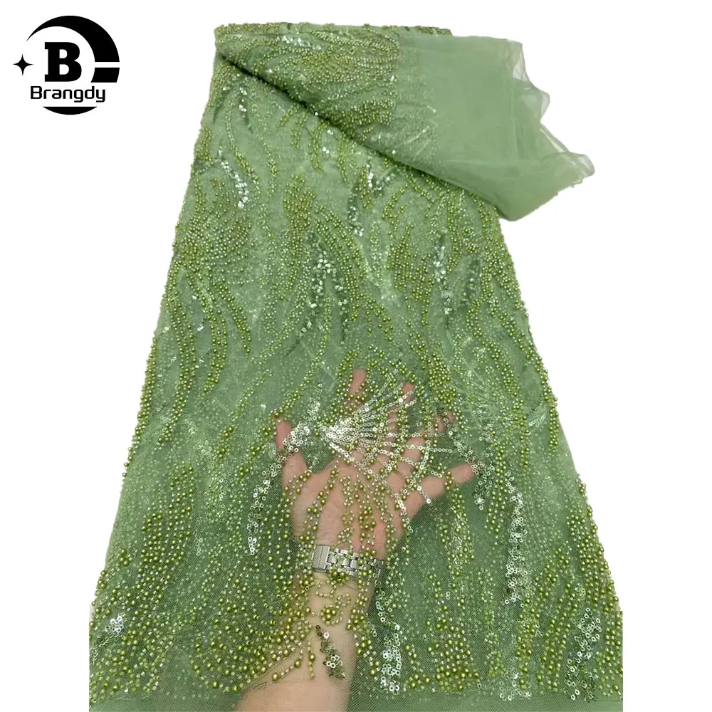 Африканская кружевная ткань для жениха 2024 высококачественные блестки вышивка