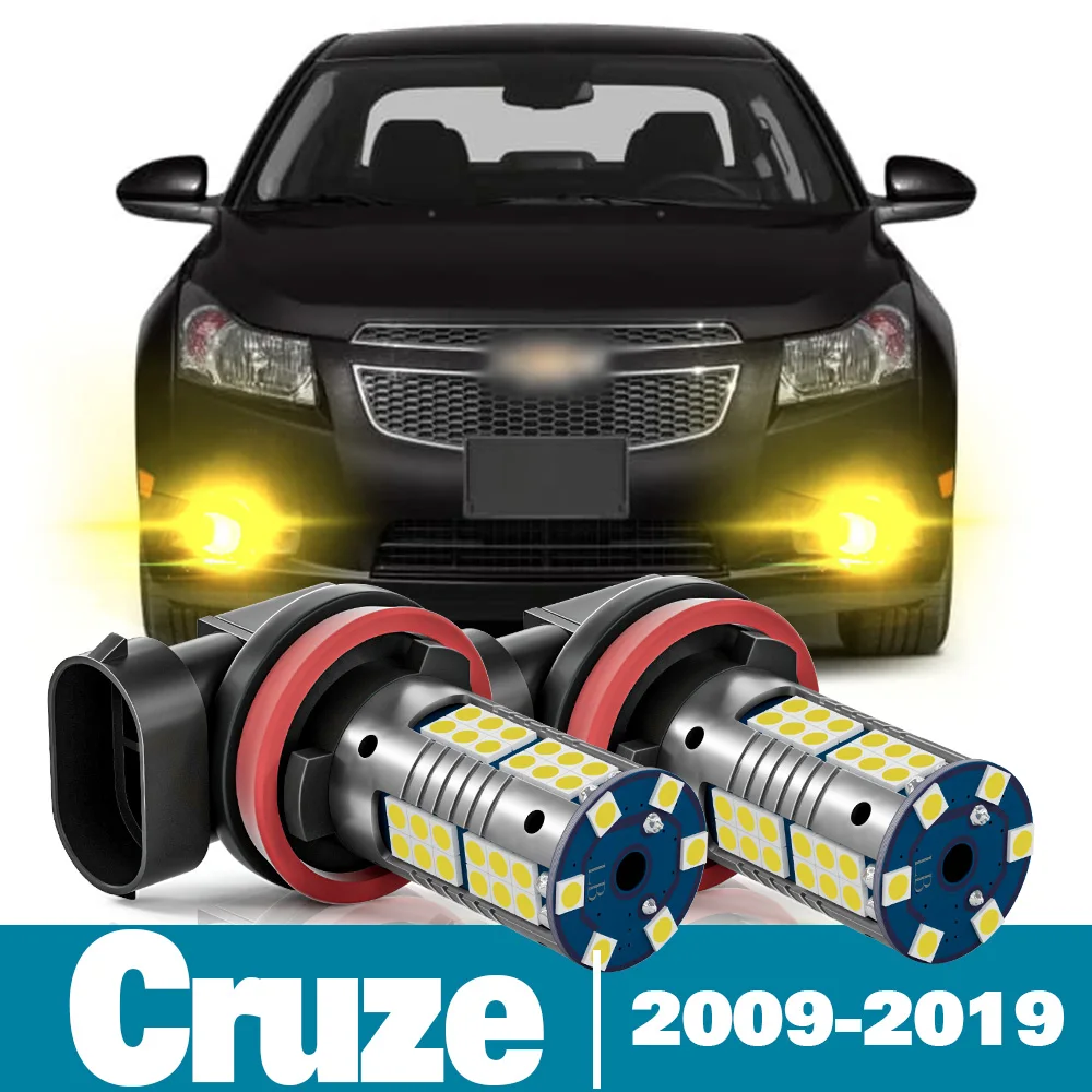 2pcs LED Fog Light For Chevrolet Cruze Accessories 2009 2010 2011 2012 2013 2014 2015 2016 2017 2018 2019