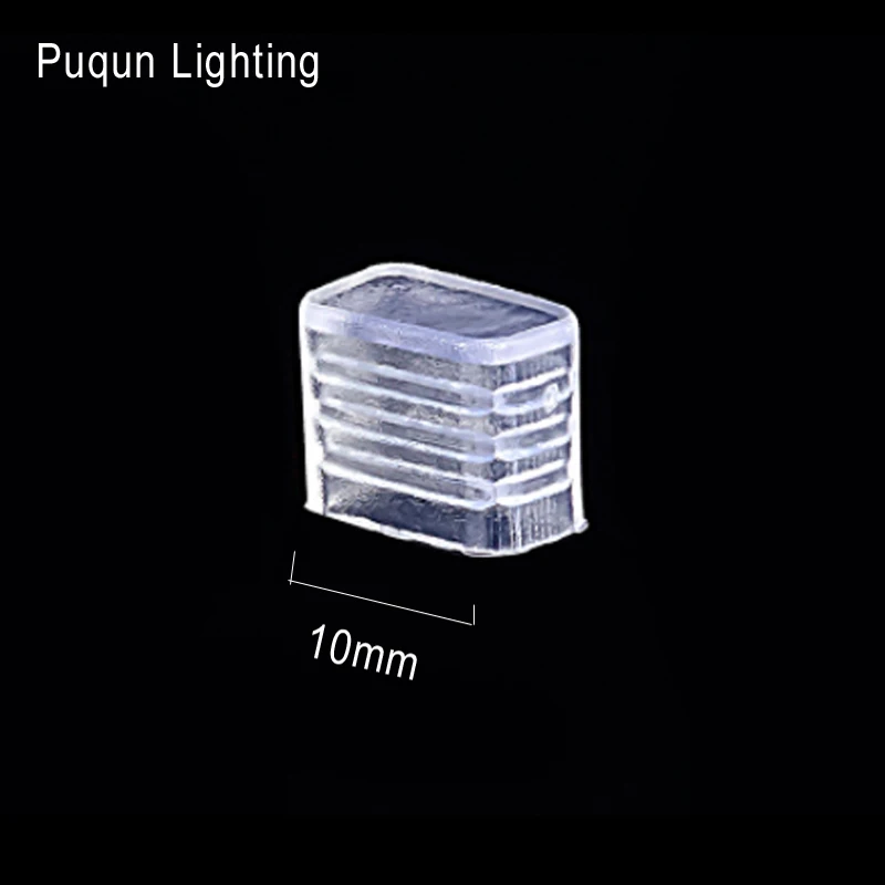 

20pcs/lot led strip end cap plastic endcap accessories for 1 row 10mm width 3014 led strip light 110V 220v