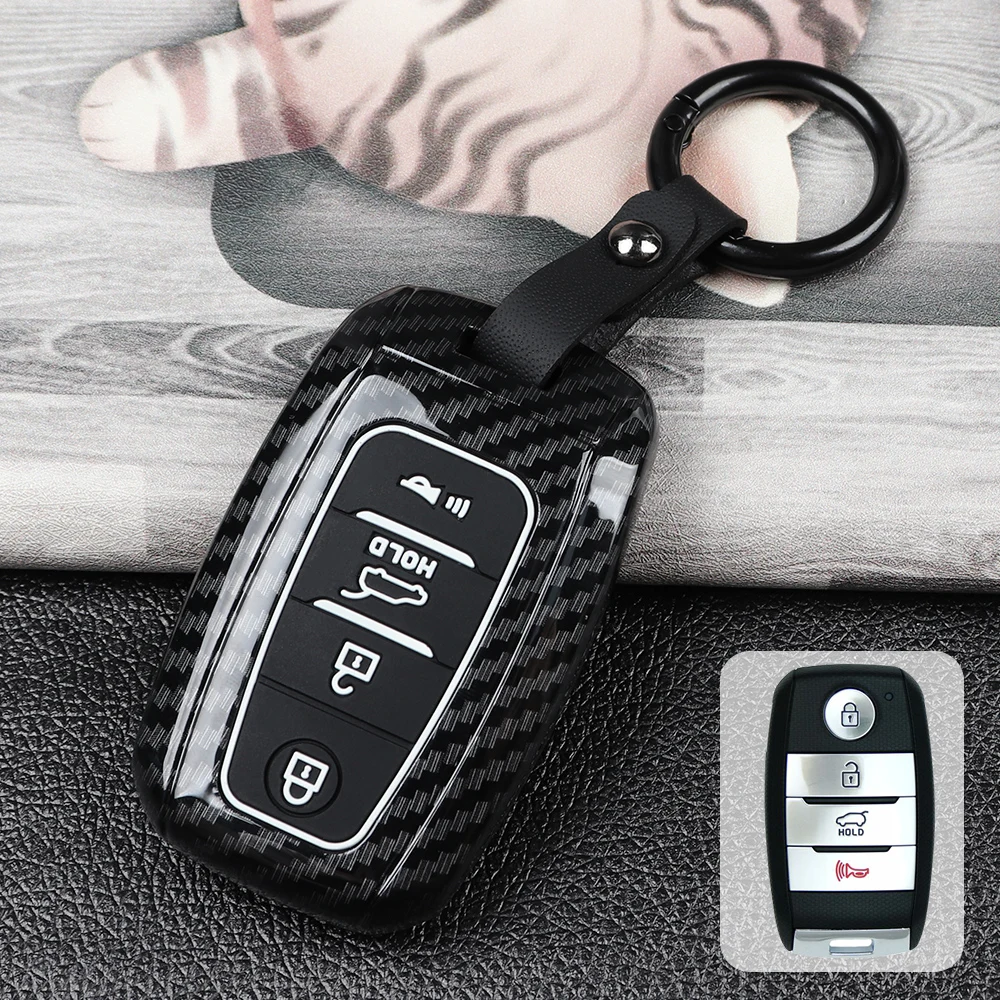 

Car Key Case Cover For Kia Rio 5 Rio5 Cerato Forte K3 Niro Optima K4 KX3 K5 Sorento Soul Sportage 4 QL Carnival Sedona Stonic