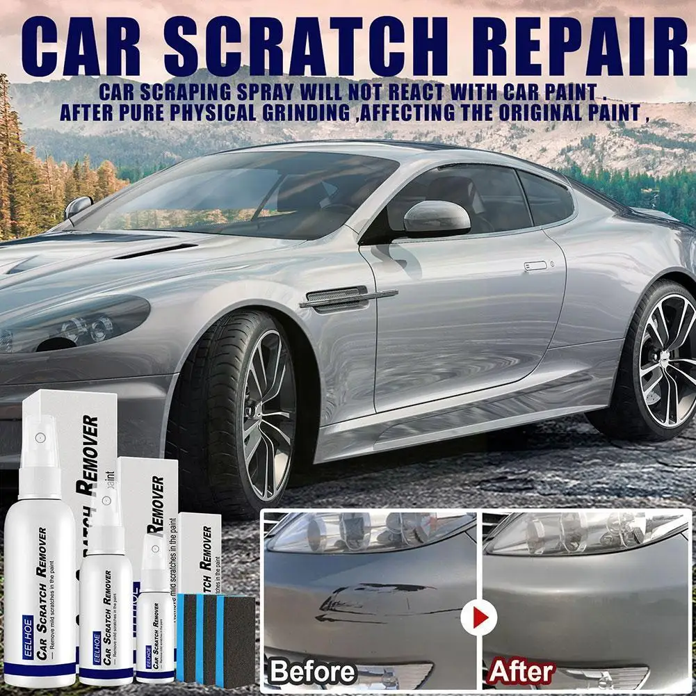 

30/50ml Car Scratch Remover Spray Anti Scratch Coating Crystal Care Hydrophobic Coat Spray Ceramic Super Glass Glass R6a4