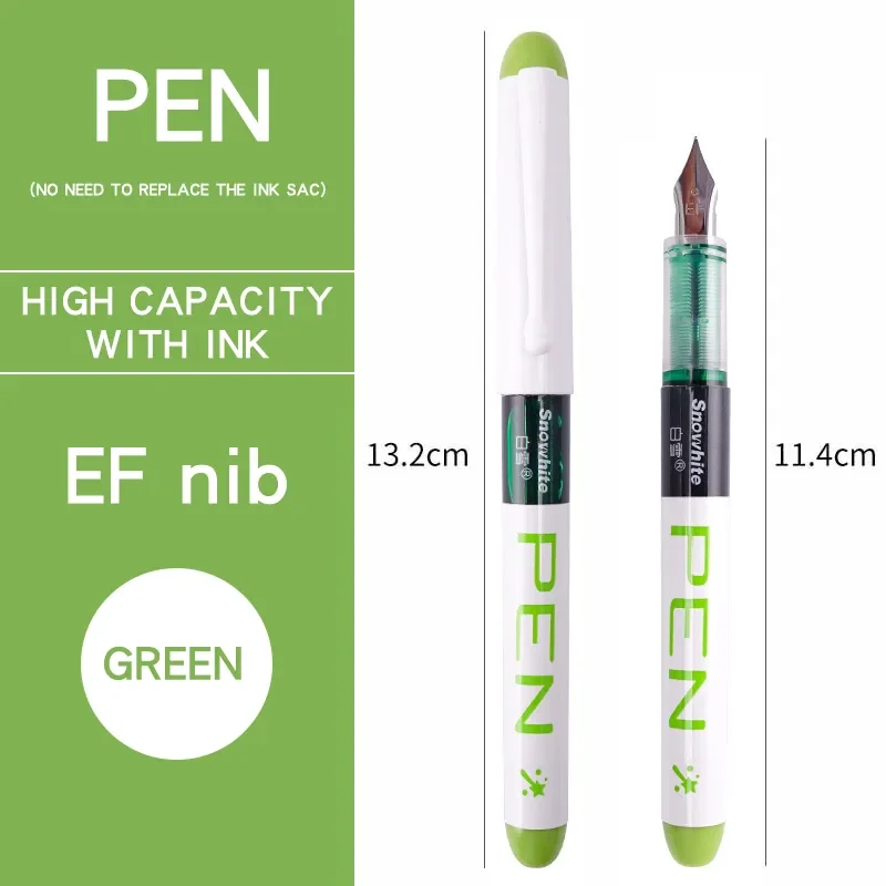 

Перьевые ручки 8 цветов EF наконечник