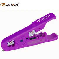 topforza utpstp wire stripper networking cable stripping tool ethernet round line peeler cutter cat5 lan wire stripping pliers