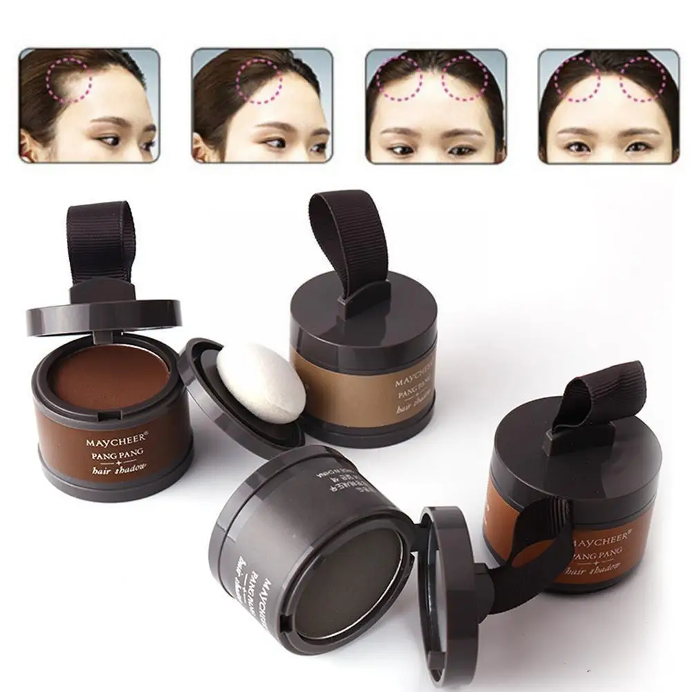 

Hairline Concealer Powder Control Hair Root Edge Blackening Hair Grey Powder Natural Grooming Instantly Up White Cover Conc R7A0