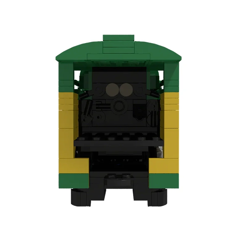 Фото 980 деталей MOC-конструктора: Модель поезда Chicago & Northwestern CNW ES 4-6-2 Streamlined Pacific 