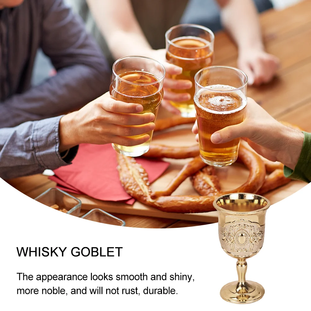 Золотой бокал винтажные бокалы для мартини красный держатель виски королевская