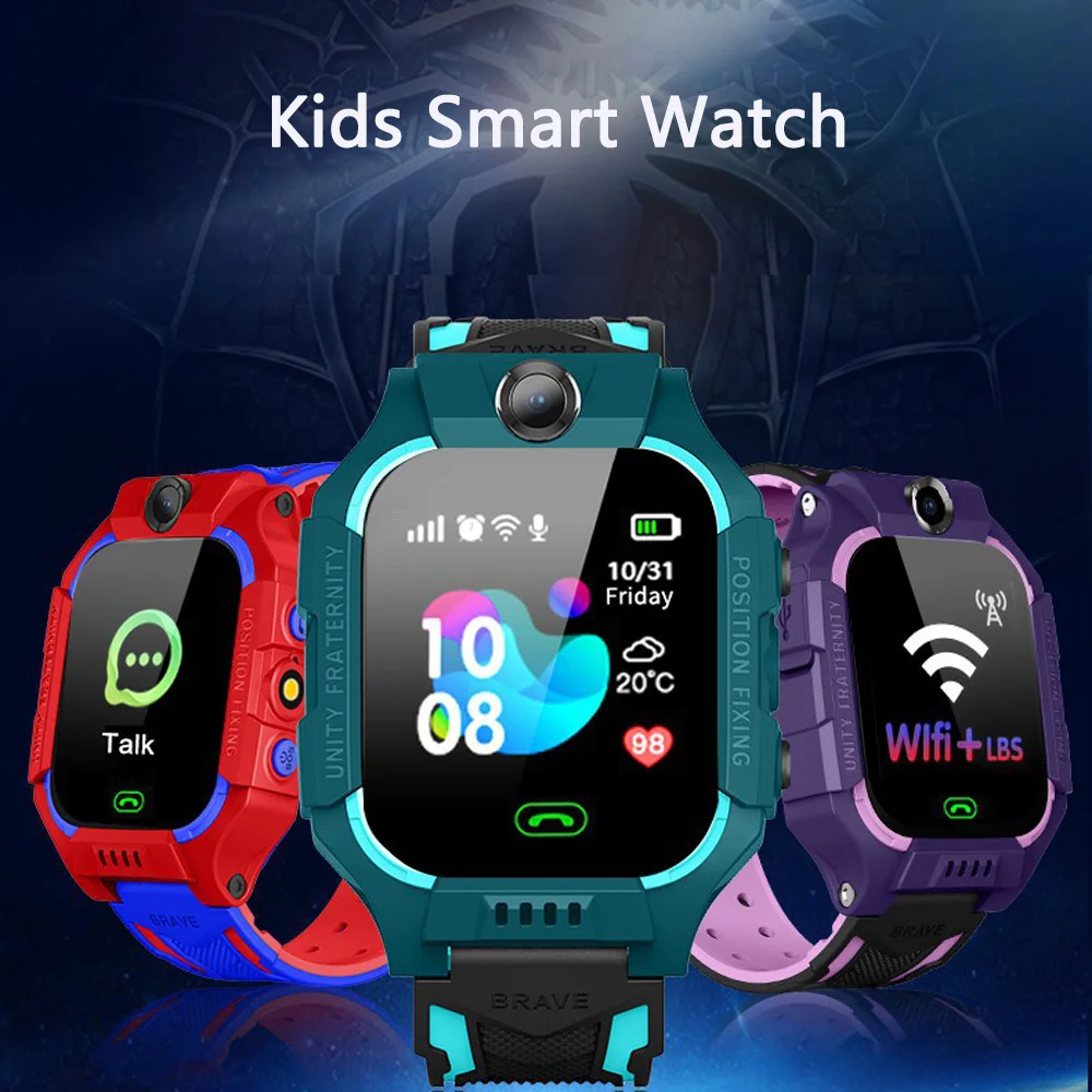 

Precision Positioning Kids Smart Watch IP67 Waterproof SOS Emergency Help Remote Photography Two-way Communication Voice Chat