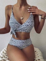 new printing sexy bikini swimsuit women high cut swimwear push up bikini set brazilian bathing suit solid beach wear