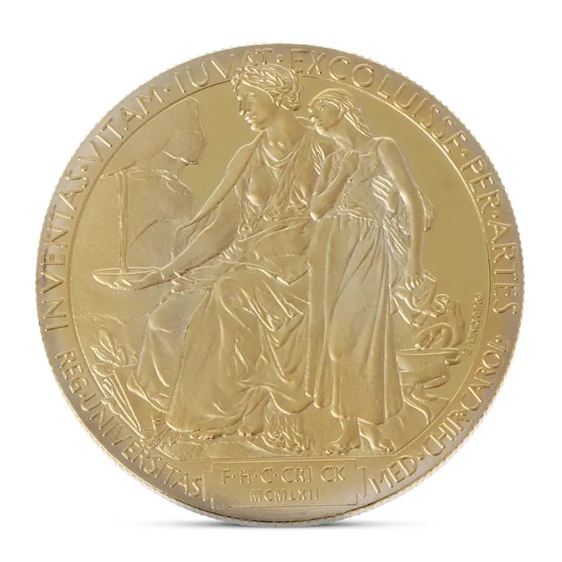 Памятная монета Альфреда Бернхарда Нобеля коллекция подарочных сувениров