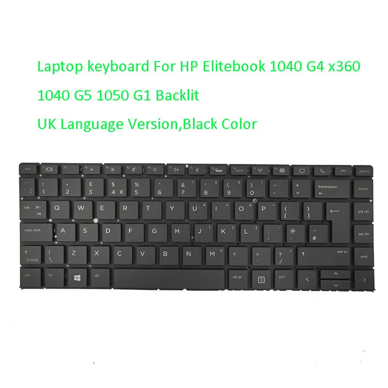 Заводская цена США/планшет ноутбук черная клавиатура для HP Elitebook 1040 G4 x360 G5 1050 G1 с