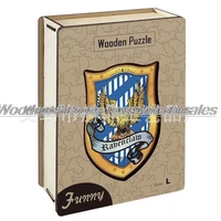 wooden jigsaw puzzle badge wooden jigsaw puzzle 3 d puzzle gift interactive games toy for adults kids educational fabulous