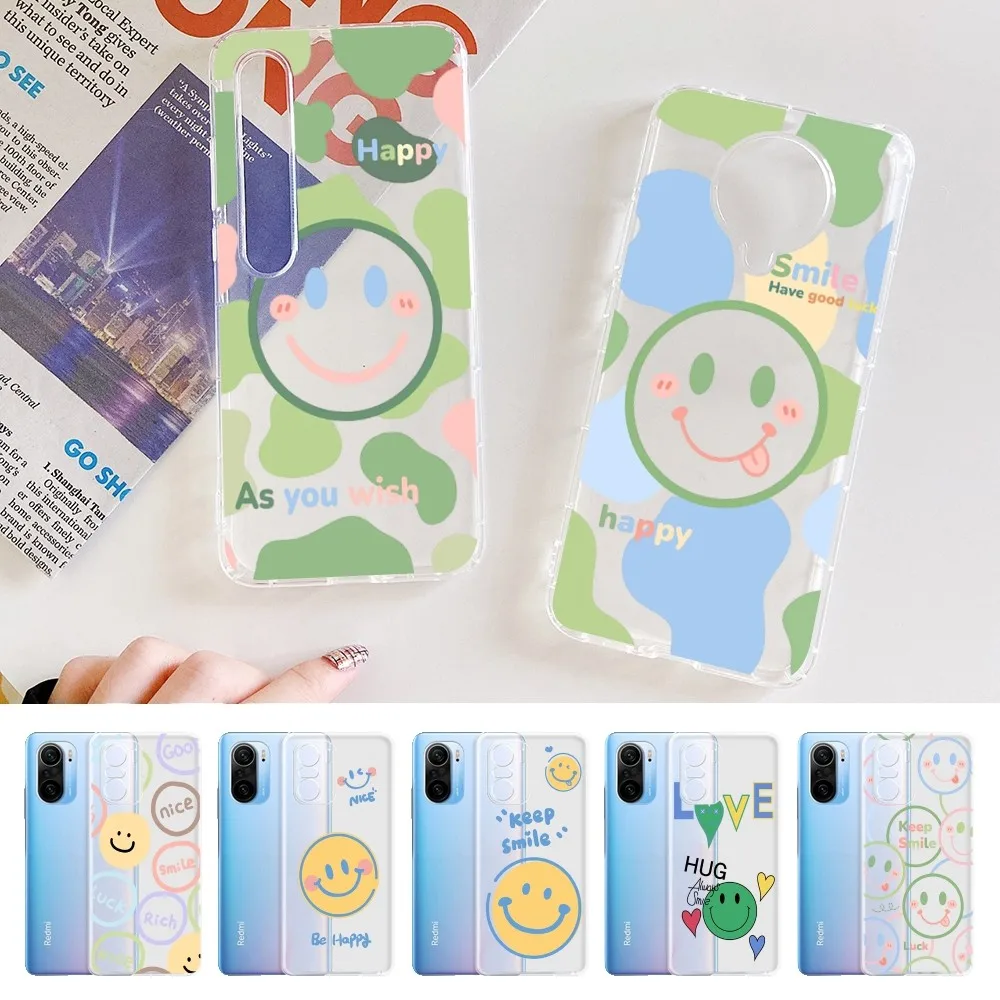 

Cute Cartoon Smile Flower Face Phone Case for Samsung S10E 21 Plus A30S 52 for Redmi Note 7 8T for Huawei P30 20 Honor50 60