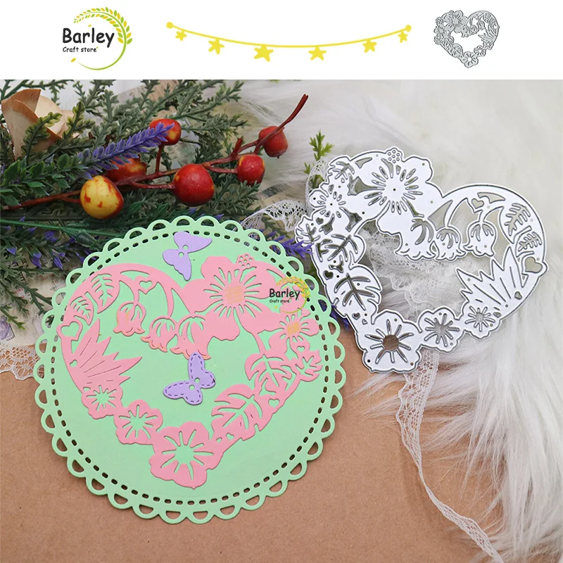 

New Christmas Love Metal Mould Handmade DIY Craft Greeting Card Decoration Scrapbook Album Embossing Mould Wholesale