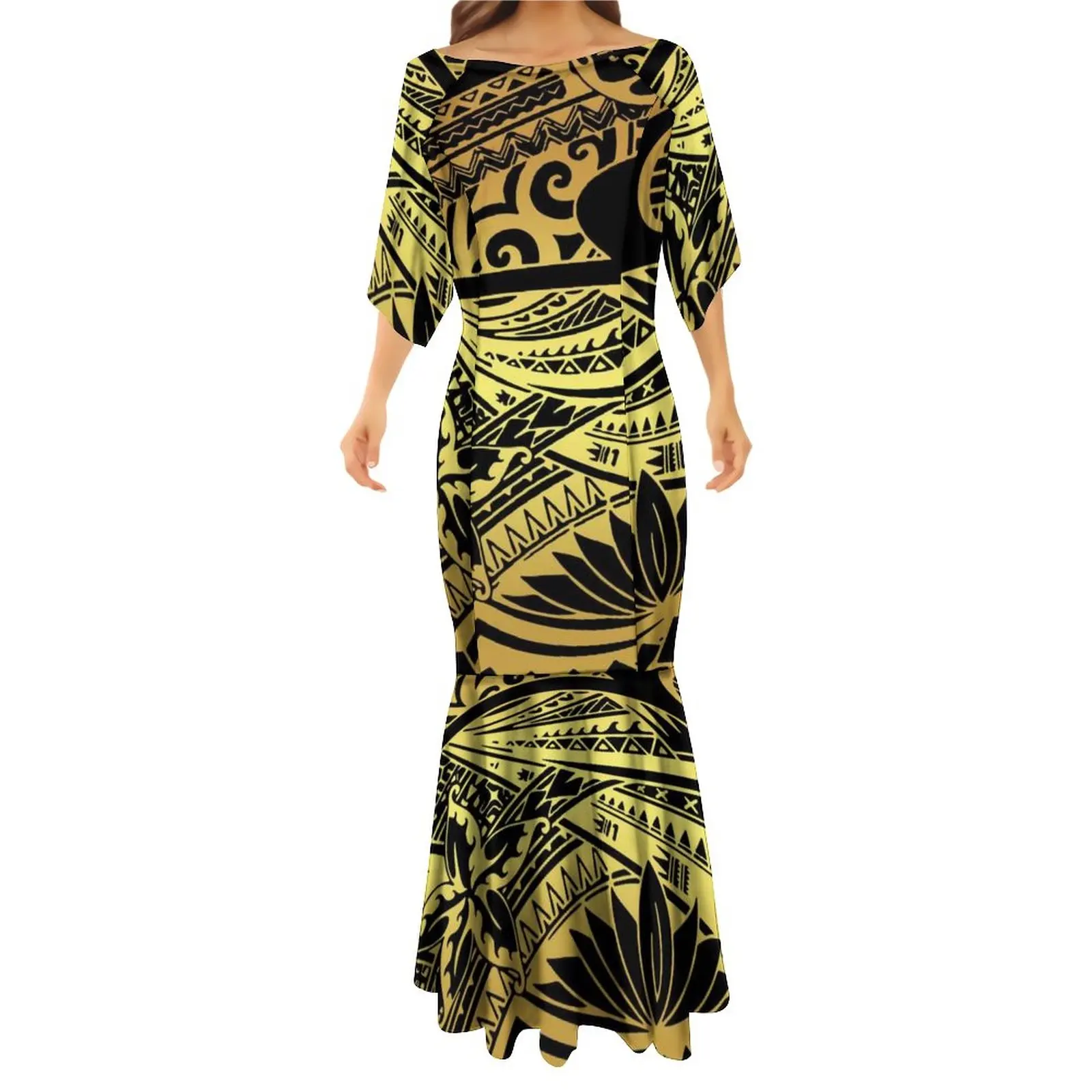 Custom On Demand Fashion Tribal Mermaid Dress 2022 New Fit 7xl Beach Female Mermaid Dresses Free Shipping