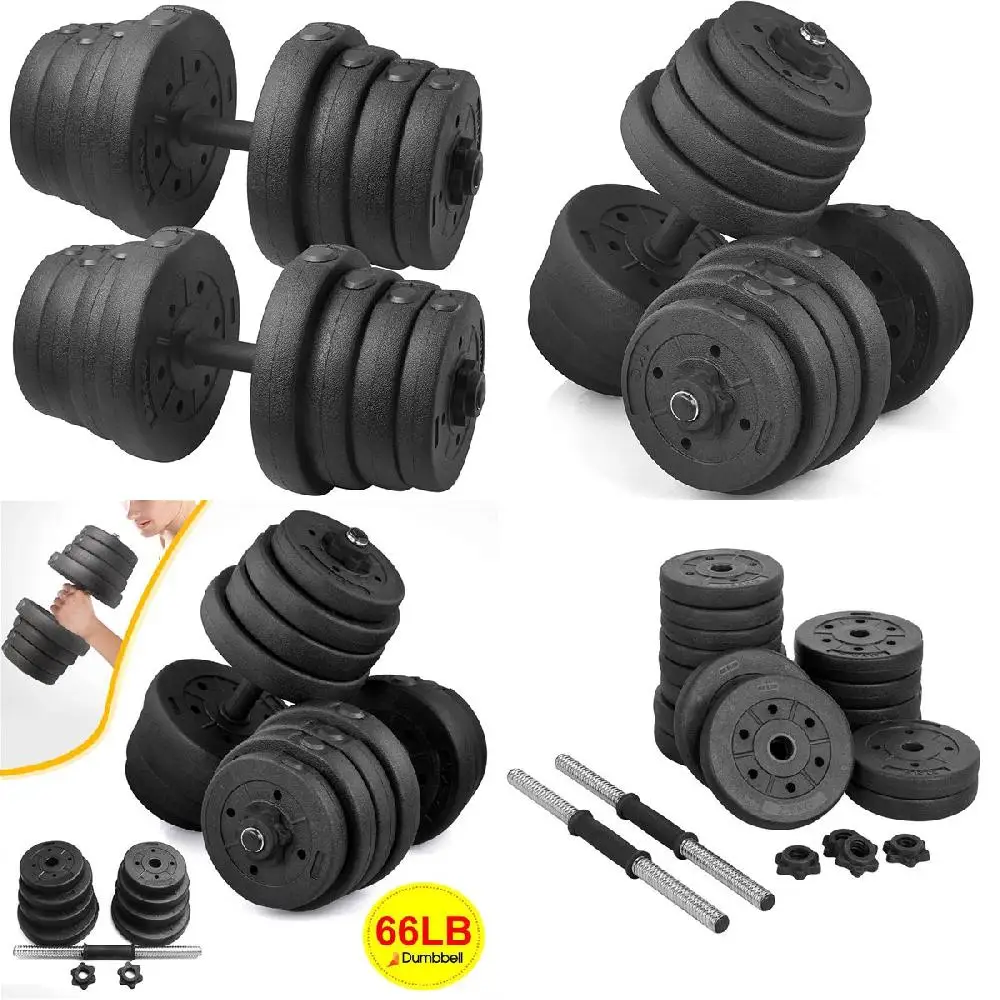 

Fitness and Weight Set, FitRx Lifting Dumbbells, Smart Bench Press, Kettlebells for Cornhole, Weight Training.
