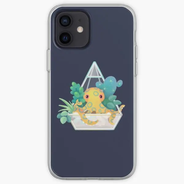 Чехол для телефона Ocean Terrarium с голубым кольцом осьминог настраиваемый iPhone X XS XR Max 11