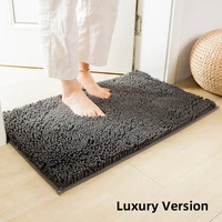 yinzam luxury bathroom decoration bath rug mat with super water absorbent soft microfiber chenille fabric rugs for shower pet