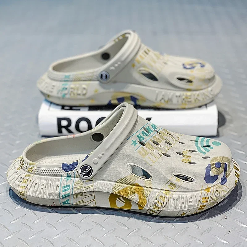 Сандалии унисекс пляжные дизайнерские шлепанцы с открытым носком тапочки