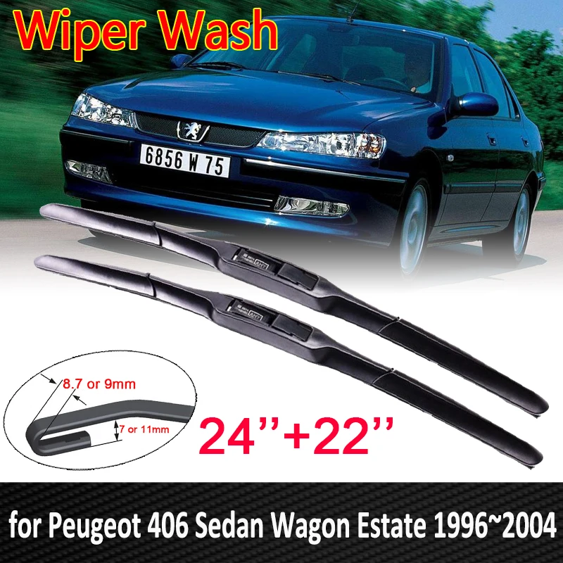 

for Peugeot 406 Sedan Wagon Estate 1996~2004 1997 1998 1999 2000 2001 2002 2003 Front Windscreen Car Wiper Blade Car Accessories
