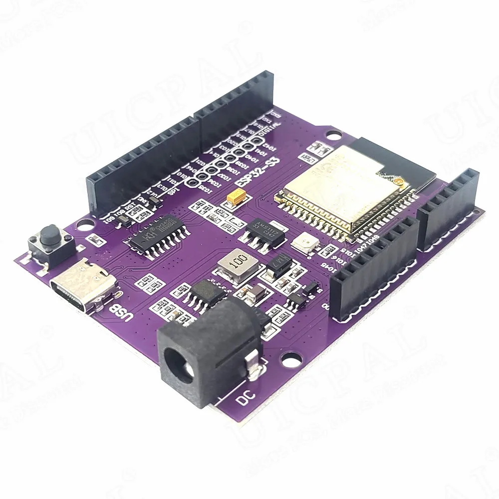 Умная Плата расширения для Python IDE с ESP32 S3 N16R8 IPEX модуль Wi-Fi универсальное