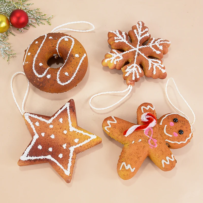 Украшение для рождественской елки шарик из пенопласта снежинка Пряничный