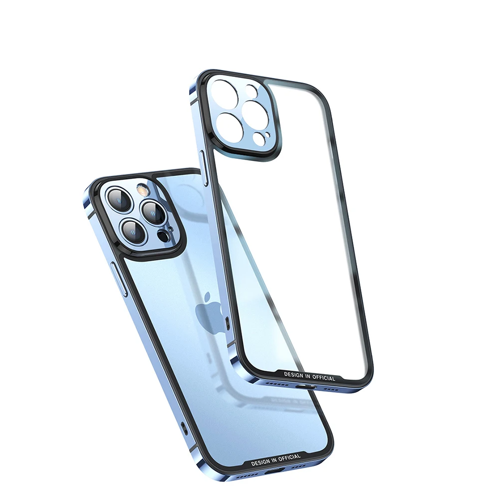 Роскошная матовая металлическая рамка из нержавеющей стали + прозрачная