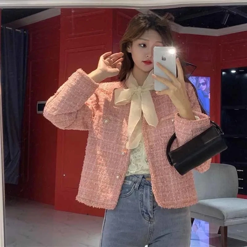 Новинка весна-осень 2023 модное женское Короткое Пальто Pure Desire Wind удобная