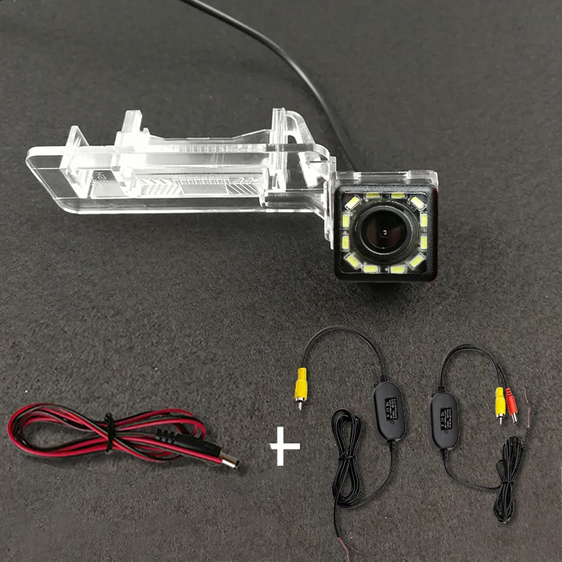 HD Беспроводная Автомобильная CCD задняя камера рыбий глаз 4 8 12 led динамическое