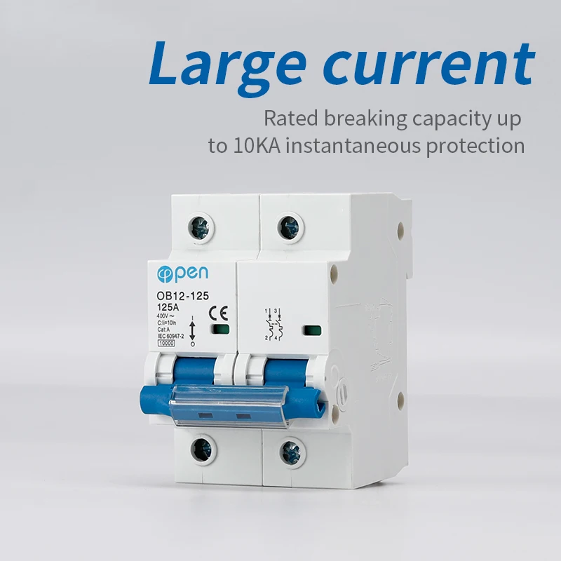 Автоматический выключатель постоянного тока 2p 12-125 В 1 P Миниатюрная