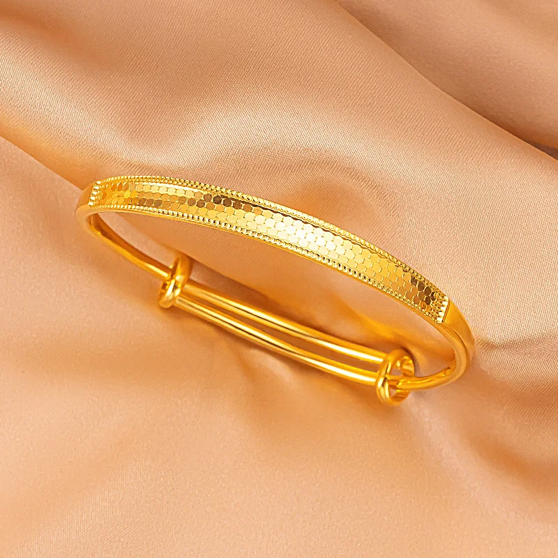 Женский браслет с экстрактом дракона золотого цвета