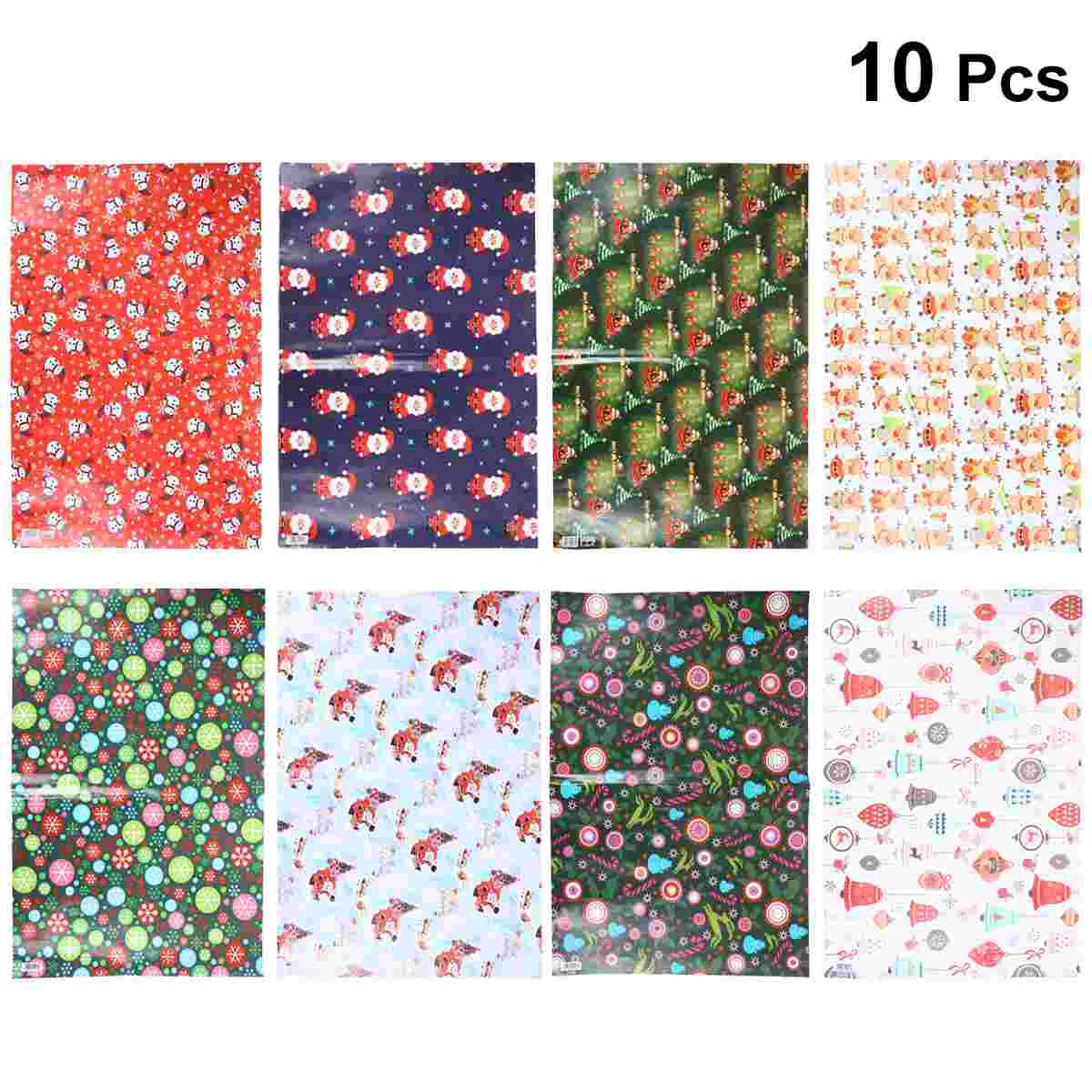 

10 Rolls Mixed Wrapping Paper DIY Gift Decorative Wrapping Paper for Birthdays Valentines