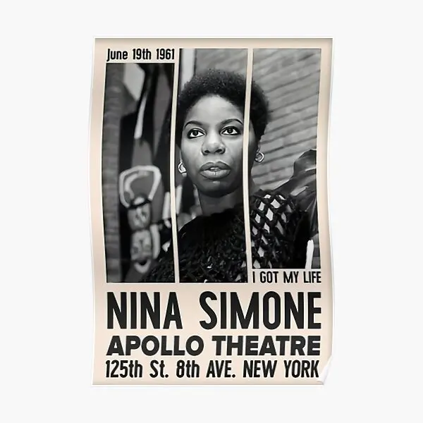 

Картина на стену Нина Джаз для концерта, Современная фотообои, Декор для дома, винтажная картина без рамки