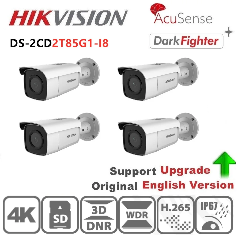 

Hikvision DS-2CD2T85G1-I8 8MP 4K POE IP Camera DarkFighter H.265+ Outdoor Security CCTV Camera 80m IR IP67